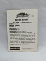 TSR Series 1993 Dark Sun Joolan Entine Red Border Rare Trading Card - £21.30 GBP