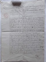 Royal hand written 8 Page document with King Leopold of Belgium signature - $489.93