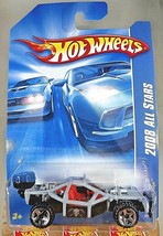 2008 Hot Wheels #57 All Stars ROLL CAGE Gray/Black Plate w/Chrome ORUT5 Spokes - £6.63 GBP