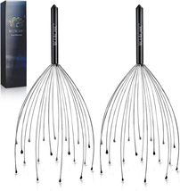 2 Pack Head Scalp Massager Gifts for Women Men, Stocking Stuffers White Elephant - $10.39