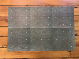 Set Lot 6 Dust Tactics 11” Ocean Sea Snow Concrete Game Boards Pieces - $29.99
