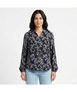 J. Jill Classic Floral Print Cotton Blend Tunic Sz. 3X - $17.81