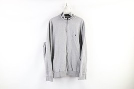 Vintage 90s Ralph Lauren Mens Large Half Zip Pullover Sweatshirt Heather Gray - £47.44 GBP