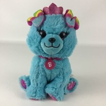 Barbie Princess Puppy Dog Pet Plush Stuffed Animal 8&quot; Toy Blue 2020 Mattel - £14.03 GBP