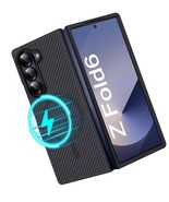 Carbon Fiber for Samsung Galaxy Z Fold 6 Case, Galaxy Z Fold6 Magnetic - £33.27 GBP