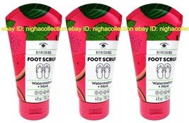 ( Lot 3 ) B.B.Hills Refreshing Foot Scrub-Watermelon &amp; Mint 4 oz Each Br... - $445.81 MXN
