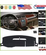 Custom Fit Dash Mat for 07-13 Chevy Tahoe &amp; GMC Sierra – Anti-Glare Blac... - $76.92 CAD