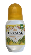 CRYSTAL Mineral Deodorant Roll-On Chamomile and Green Tea 2.25 oz - £6.40 GBP