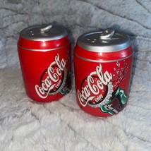 Coca Cola Collectibles 3  Tall 2..5  Wide Salt &amp; Pepper Shakers - £7.43 GBP