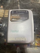 Sony Walkman Radio Cassette Player WM-FX141 With Belt Clip Working - £22.00 GBP