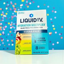 LIQUID IV Hydration Multiplier Sugar-Free 3 count sample pack 0.45 OZ EA... - $275.62 MXN