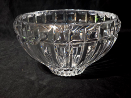 Vintage MIKASA Giftware 8.25&quot; Crystal REFLECTIONS Square Pattern Serving... - $28.51 CAD