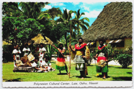 Vintage Postcard  Polynesian Cultural Centre Oahu  Hawaiian Service Inc - £10.06 GBP