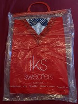 VTG 70s IKS SWEATERS Store Shopping Bag Paraguay Buenos Aries Argentina ... - $20.05
