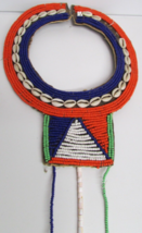 100% Original African Maasai Masai Tribal Beaded Bib Collar Necklace - $125.00