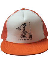 95th UPFA Fireman&#39;s Tournament 1989 Adjustable Snapback Trucker Hat Houg... - $34.65