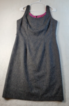 Jessica Howard Tank Dress Womens Size 10 Gray Round Neck Wide Straps Back Zipper - £19.02 GBP