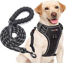 Tobedri No Pull Harness with a Free Heavy Duty 5Ft Leash for Medium Large Dog Ad - £30.93 GBP