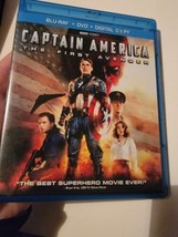 Captain America: The First Avenger [Two-Disc Blu-ray DVD Combo Marvel MCU - £7.02 GBP