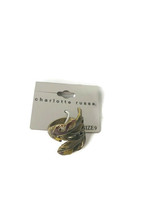 Charlotte Russe Size 9 Gold Tone Feather Wrap Around Ring - £9.72 GBP