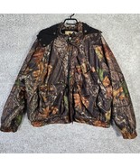 Woolrich Jacket Mens XL Mossy Oak Camo Full Zip Hooded Hunting Outdoor Coat - $39.95