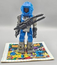 VTG 1983 Mantech Robot Warriors &quot;LaserTech&quot; Fugure w/Accessories &amp; Bookl... - £18.27 GBP