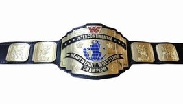 Wwf Intercontinental Heavyweight Wrestling Championship Belt Zinc 4mm Plates Rep - £193.38 GBP