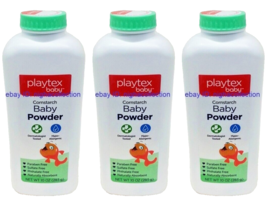 ( 4 Bottles ) Playtex Baby Cornstartch Baby Powder 10 oz Each SEALED - $34.64