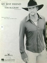 BY BEST FRIEND  Sheet Music recorded by Tim McGraw by A Mayo &amp; B Luther 1999 19m - £3.12 GBP