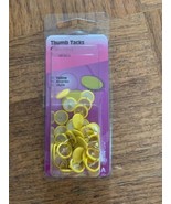 Anchor Thumb Tacks Yellow 40 Pieces - $164.54 MXN