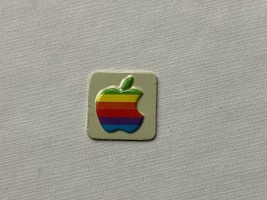 1984 Macintosh M0001 Apple Rainbow Logo Beige FRONT Case EMBLEM Mac 128K 512K - £3.96 GBP