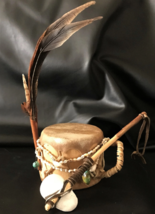 Native American Handmade Birch Drum &amp; Mallet - £59.94 GBP