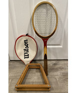 Vintage Wilson Butch Buchholz Autograph Wooden Racket 4 5/8 Sears Exclus... - £49.44 GBP