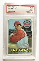 1969 Topps Joe Azcue #176 PSA 9 (OC) Mint Indians - £36.30 GBP