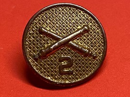 CIRCA 1926-1937, INTERWAR PERIOD, 2nd ARTILLERY, TYPE II, COLLAR DISK - $277.32 MXN