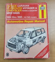 Dodge Caravan &amp; Plymouth Voyager 1984-1995 Repair Manual - Haynes #1231 - £4.15 GBP