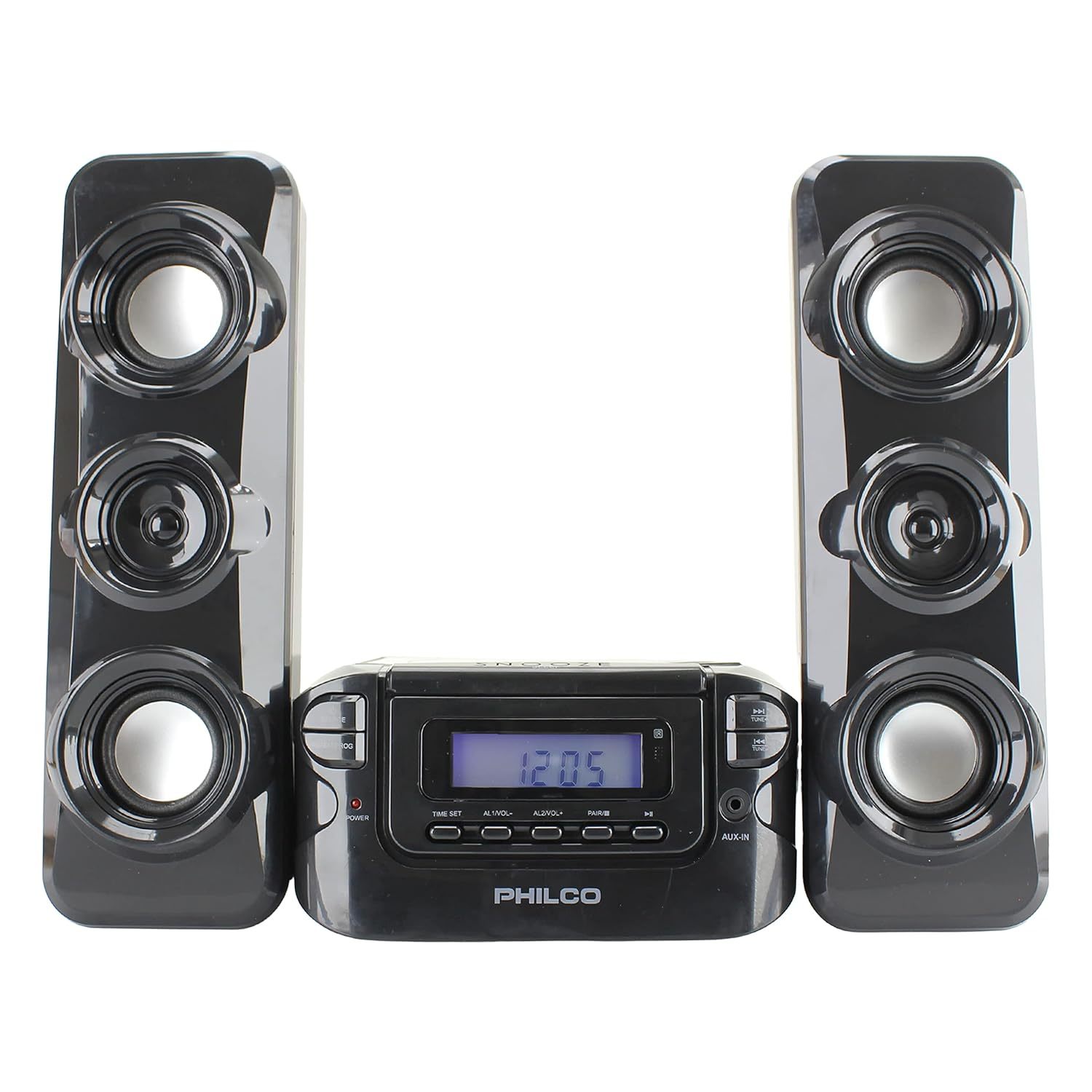 Philco Stereo Shelf Systems Compact CD Shelf System with Digital FM Stereo Radio