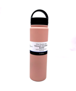 Mainstays Double Wall Vacuum Insulated Water Bottle Pink 22 oz - £13.37 GBP