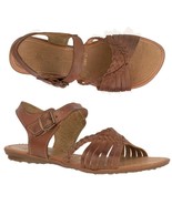 Womens Authentic Mexican Huarache Cognac Real Leather Boho Sandals Open ... - £27.64 GBP