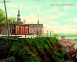 Vtg Postcard 1910s Quebec Canada From Grand Battery East Cannons UNP - $10.84