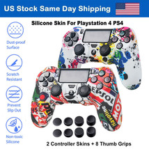 Soft Silicone Rubber Skin Case Cover Grip Gift For Playstation 4 Ps4 Con... - £15.73 GBP