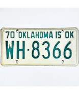 1970 United States Oklahoma Washington County Passenger License Plate WH... - $18.80