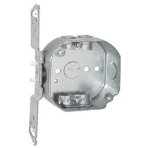 HUBBELL WIRING 164 Hubbell 4" Octagon Box TS Bracket 1-1/2" Deep NMSC Cl... - $10.95