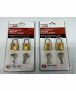 Embark Travel Sentry Certified Luggage Brass Locks Airport TSA Approved ... - $16.78