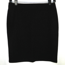 Loft Outlet Women&#39;s Black Ponte Pencil Skirt Petite Small - £10.21 GBP