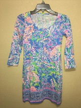 LILLY PULITZER NEW Bali Blue Sway this Way Engineered Beacon Dress SZ XX... - £88.50 GBP