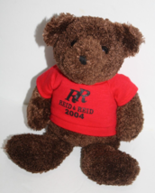 Its All Greek Teddy Bear 10" Soft Plush Reid & Reid Cumming GA Tee Shirt 2004 - $16.45