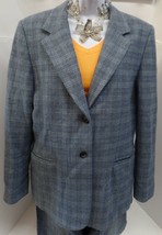 Pendleton Women&#39;s Gray Blue Wool Blazer Size 16 - £71.05 GBP