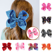 SH Shining Alligator Hairpin Kids Hair Accessories Knotted Boutique DIY Rainbow  - £4.40 GBP