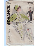 Vintage 1960s Sheath Dress Cardigan Jacket Bust 36&quot; Advance 9456 - £11.72 GBP